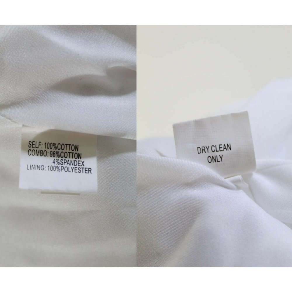 KAY UNGER size 2 White Eyelet A-line Dress - Picture 8 of 9